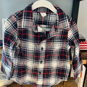 NWT BabyGap 12-18 Flannel